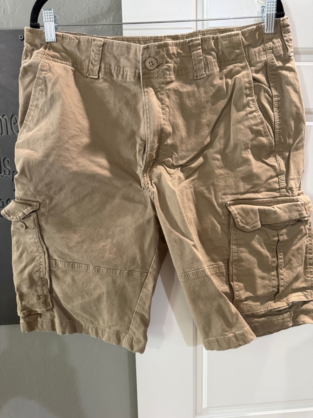 Goodfellow & Co Tan Cargo Shorts - Utility Pocket Style